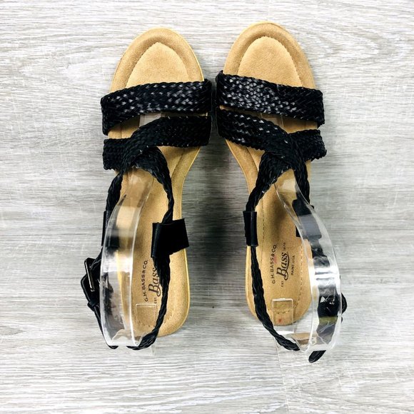 Women's G.H Bass & Co Sadie Vegan Leather Sandals - Size 8M - Picture 3 of 9